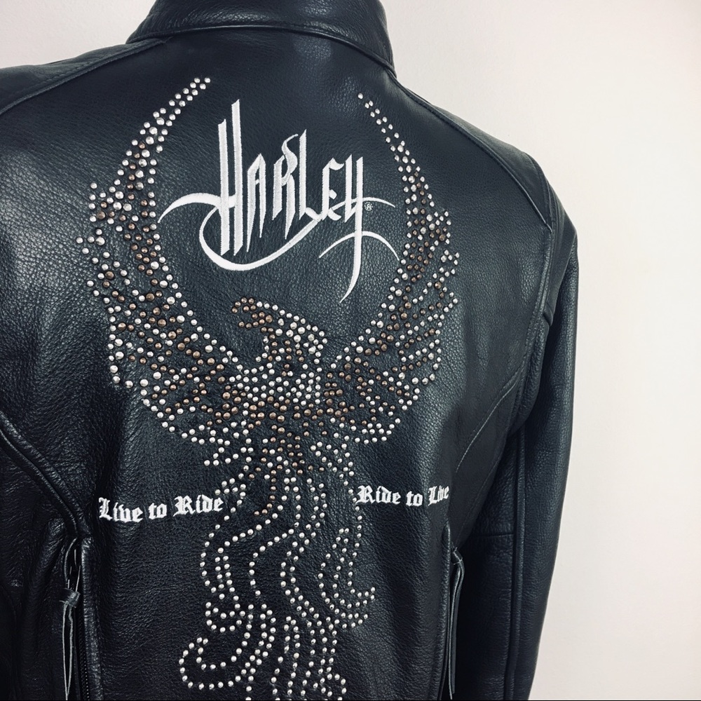 Harley Davidson Majestic Eagle, Size M, Le… - Picture 2 of 8